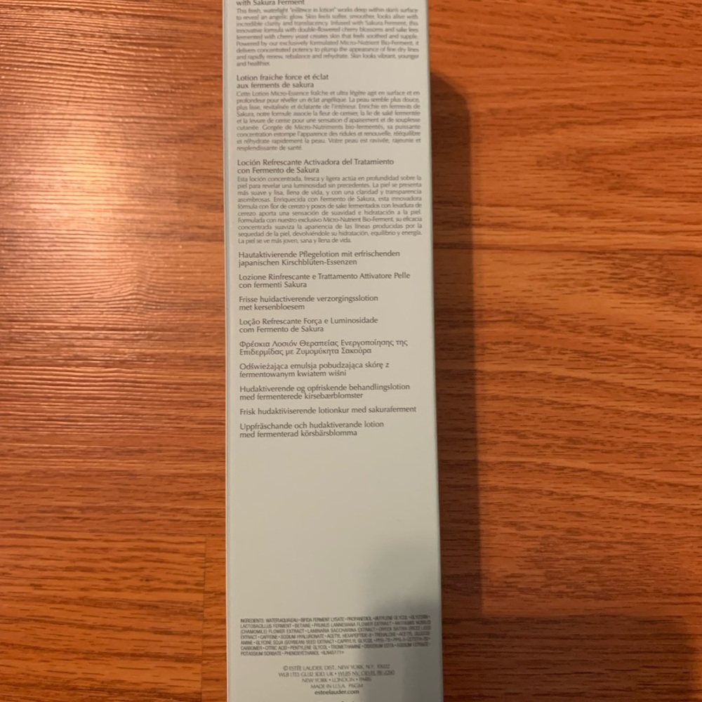 Estée Lauder Micro Essence Moisturizing Lotion With Sakura Fement- 6.7oz. *gift*